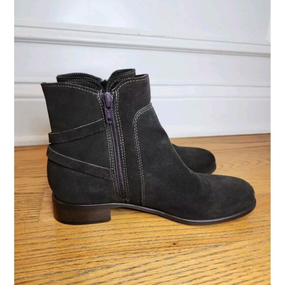 Mint La Candienne Waterproof Sharon Suede Booties Ankle Boots Espresso Brown 7 - Picture 5 of 14